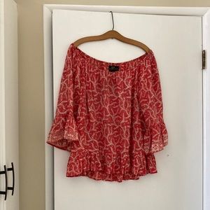 Gorgeous patterned top anthropologie